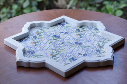 صينية ديكوباج سداسيه