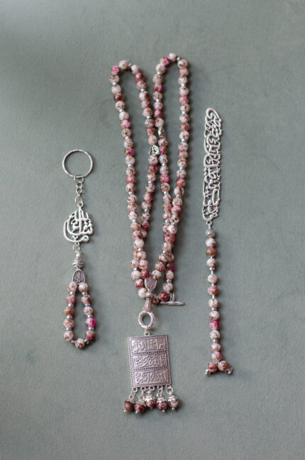 طقم سبحه وميدليه وفاصل مصحف